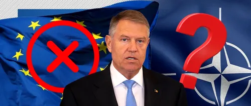 DRUM ÎNCHIS pentru Klaus Iohannis la o funcție UE / Surse: „Poate vice la NATO. În rest, NU are nicio șansă”