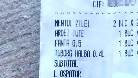 Câți lei costă două meniuri ale zilei, la 
