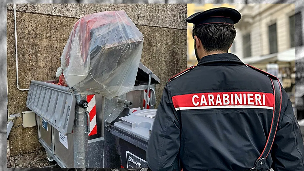 SICRIU îndesat într-un tomberon, lângă un cimitir. Unde a fost făcută descoperirea macabră