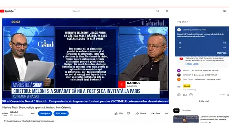 POLL Marius Tucă Show: „Credeți că Volodimir Zelenski va reuși să obțină de la occidentali avioanele solicitate?”