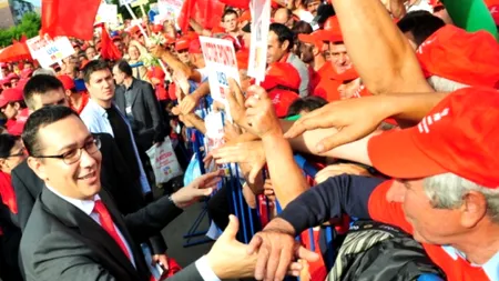 ALEGERI LOCALE 2012. Ponta, în timp ce sala scanda 