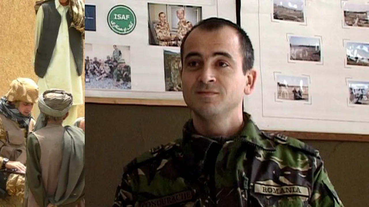 OAMENI TARI. Dragoș Condurache, din nou în Afganistan: „Dacă m-aș întoarce cu drapelul militar, colegii îmi vor ține funeralii militare și vor spune că am fost un om tare