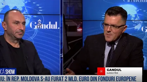 VIDEO | Dan Dungaciu, analist de politică externă: „În Republica Moldova s-au furat 2 miliarde de euro din fonduri europene”