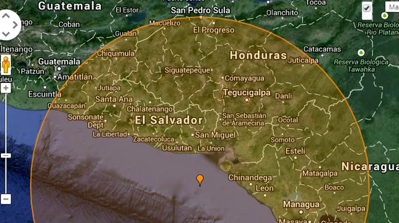 Cutremur cu magnitudinea de 7,4 în El Salvador