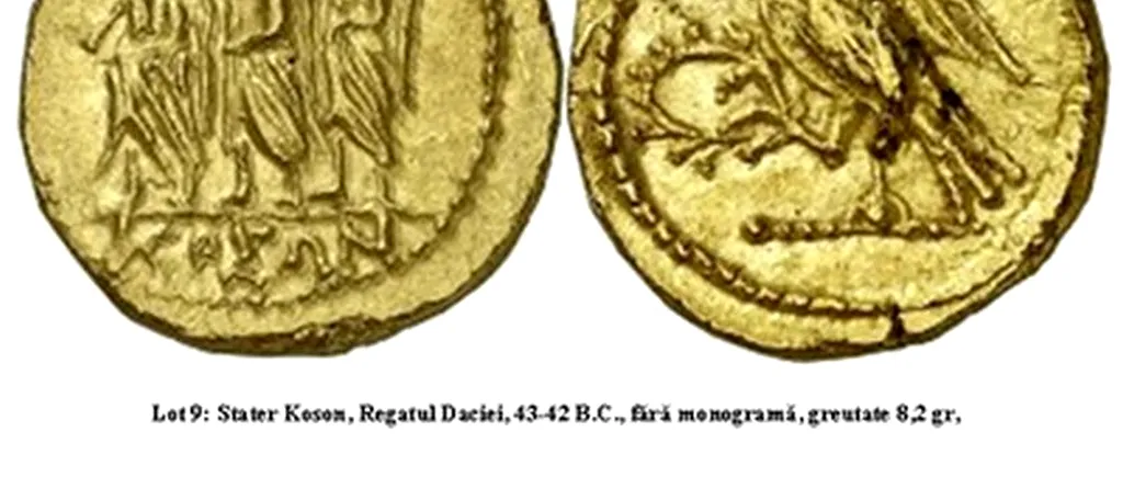 Două monede dacice din aur furate din situl Sarmizegetusa Regia, recuperate la Dublin și repatriate joi în România