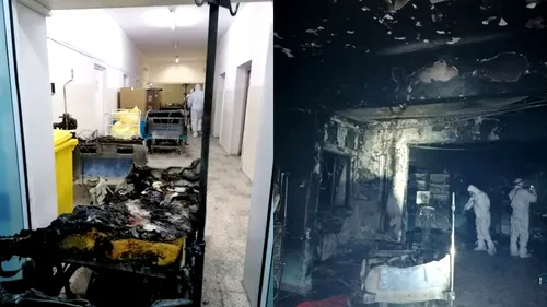 Cei zece pacienți decedați în incendiul din Piatra Neamț nu vor fi trecuți la decese COVID-19
