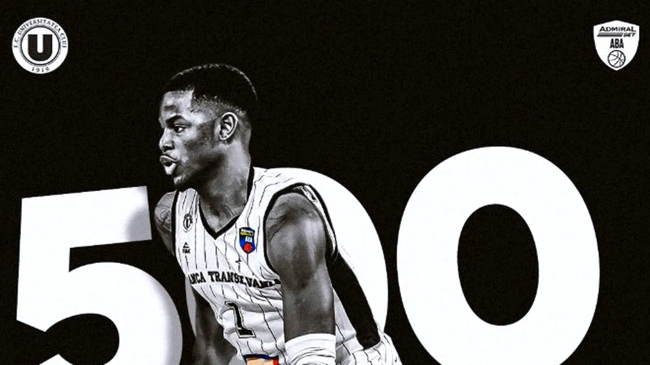 Trei victorii la rând pentru U BT Cluj în Liga Adriatică la baschet masculin