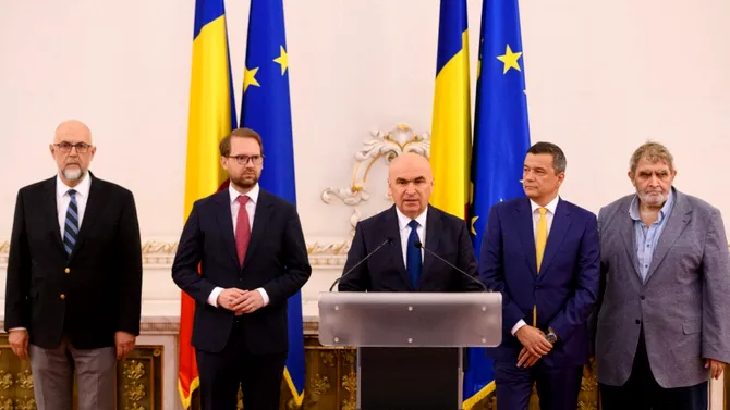 A fost semnat ACORDUL politic pentru formarea coaliţiei de guvernare. Cum arată executivul condus de Ilie Bolojan