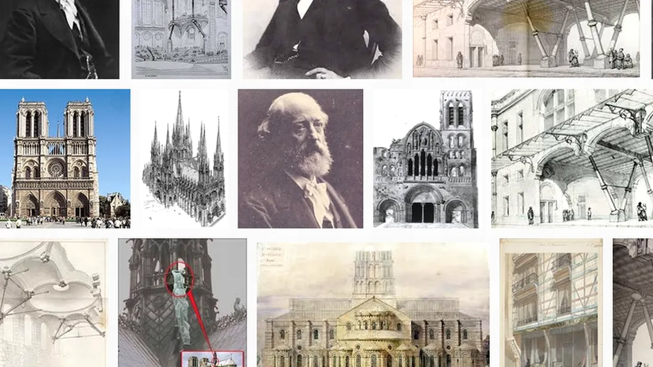 EUGENE VIOLLET-LE-DUC Google Doodle. BIOGRAFIA lui VIOLLET-LE-DUC