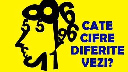 Test IQ exclusiv pentru genii | Câte cifre distincte sunt în această imagine?
