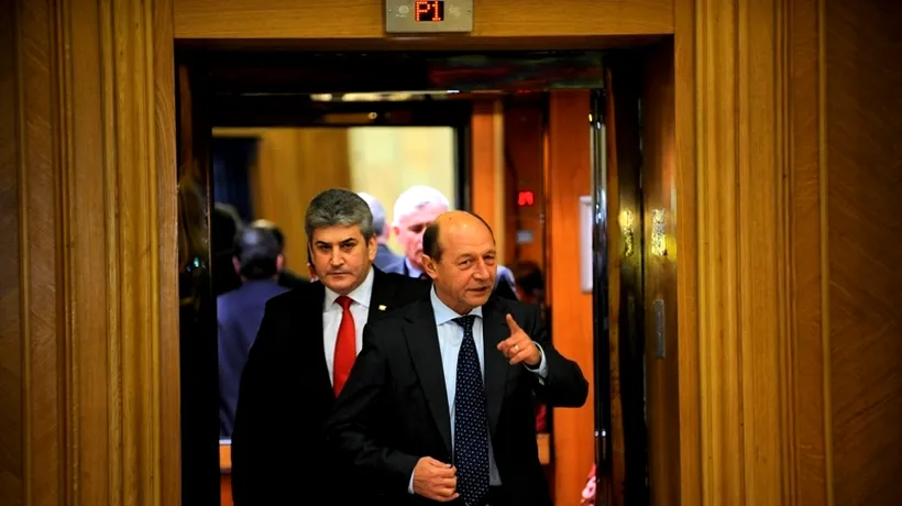 Băsescu nu a dat mâna cu miniștrii Gabriel Oprea, Radu Stroe și Relu Fenechiu, la depunerea jurământului