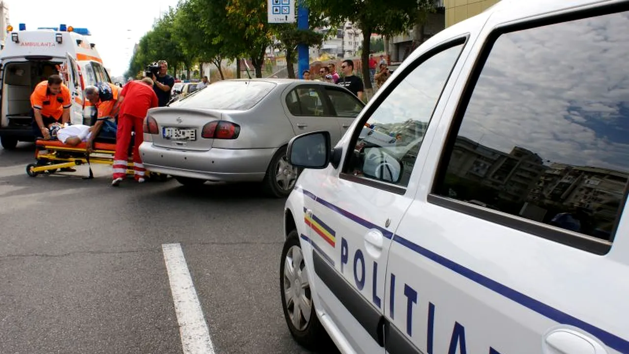 Accident în Pasajul Victoriei din Capitală. Trei persoane au fost rănite
