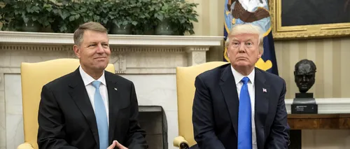 Klaus Iohannis se va întâlni cu Donald Trump, la Washington, pe 20 august / Președinția: Vizita are loc la inițiativa liderului de la Casa Albă