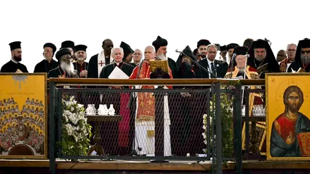 Papa Leon al XIV-lea își continuă vizita în Turcia. Pontiful a ajuns la Iznik pentru a comemora cea de-a 1700-a aniversare a Conciliului de la Niceea