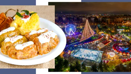 Cât costă o porție de sarmale cu mămăligă la Târgul de Crăciun din Parcul Drumul Taberei, West Side Christmas Market