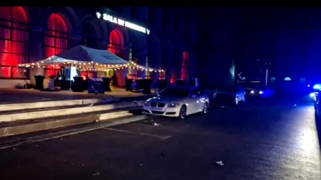 UPDATE: FOTO - De la bal direct la spital. Mai multe persoane s-au luat la bătaie la o petrecere Halloween, organizată la Casa Presei din București. Unul dintre participanții la „Maneloween” a avut nevoie de îngriji medicale