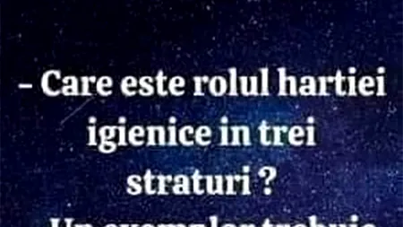 BANCUL de marți | Care e rolul hârtiei igienice în 3 straturi?