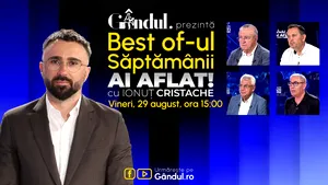 Gândul prezintă Best Of Ai aflat! Cu Ionuț Cristache – vineri, 29 august, de la ora 15.00
