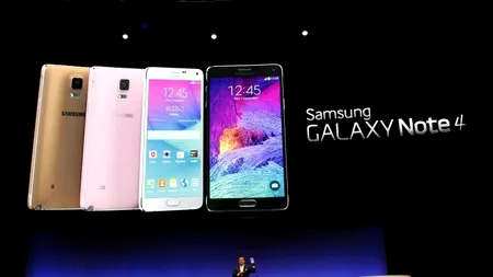 IFA 2014. Samsung a lansat phablet-ul Galaxy Note 4 și Galaxy Edge, un smartphone cu design neobișnuit FOTO