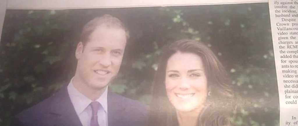 FOTO: Cele mai mari gafe de paginare. Cum a „agresat-o Prințul William pe Kate Middleton