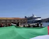 O navă israeliană de croazieră a fost respinsă de PROTESTELE desfășurate pe o insulă grecească/ Vasul a fost forțat să își schimbe ruta spre Cipru 