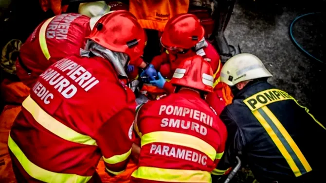 Misiune de salvare în Dâmbovița. Trei persoane au fost scoase inconștiente dintr-un bazin cu apă