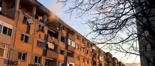VIDEO | Clipe de coșmar în Carei: 11 oameni au fost răniți, după ce o explozie a avut loc într-un bloc