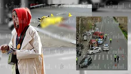 FOTO-VIDEO | Monica Odagiu, implicată într-un grav accident rutier lângă Ateneul Român. Actrița a lovit mortal un bărbat de 33 de ani