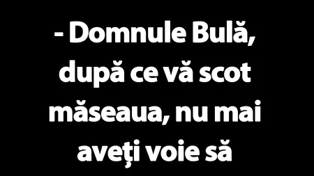 BANC | Bulă, la dentist