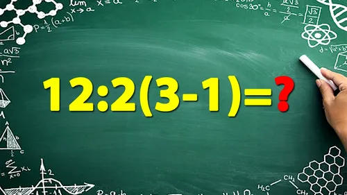 Video-test IQ cu 5 întrebări | Prima: Cât face 12:2(3-1)?