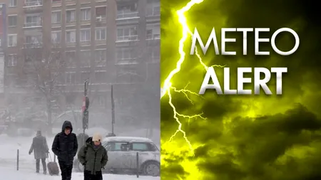 Cod galben de ninsori pentru o mare parte din țară! Iarna își intră în drepturi!