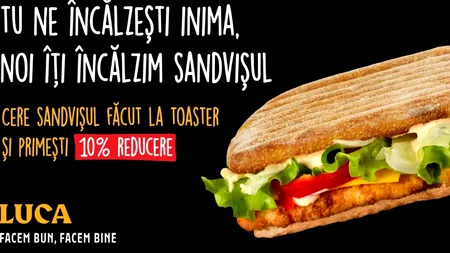 LUCA face o investiție de peste 2 milioane de euro în echipamente pentru sandvișuri calde. Ce reducere primesc clienții