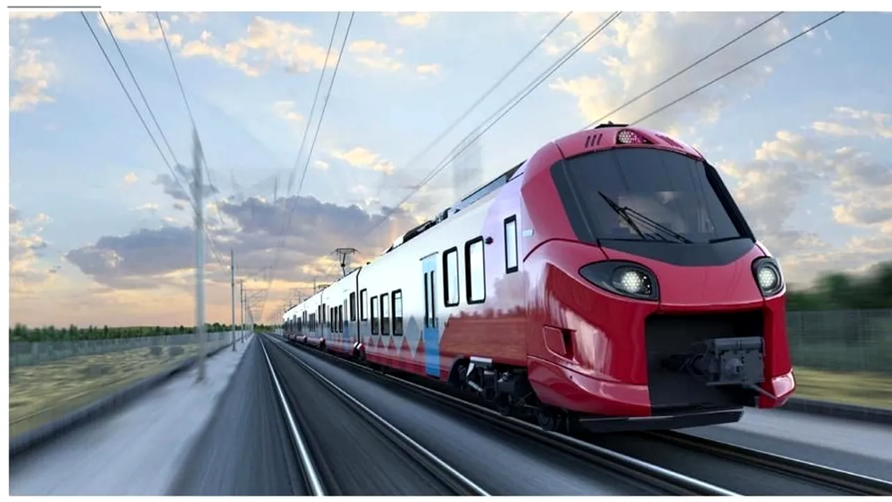VIDEO | Primul tren electric achiziționat de România după 20 de ani a ajuns în Gara de Nord/ Unde va circula noua garnitură?