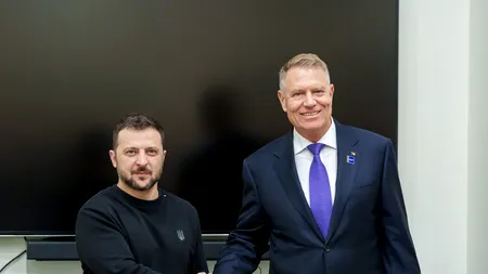 Iohannis, discută cu Zelenski, la Vilnius/„Am reiterat SPRIJINUL pentru Ucraina”/Zelenski: Apreciem poziția României față de tranzitul mărfurilor