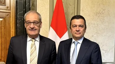 Sorin Grindeanu: România are un potențial masiv pentru INVESTIȚIILE elvețiene