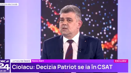 Marcel CIOLACU despre sistemul PATRIOT pentru UCRAINA: Am văzut reacția MOSCOVEI. A transmis voalat o AMENINȚARE către România