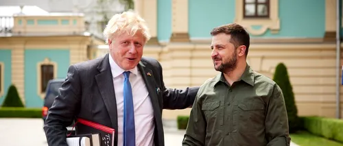 Premierul britanic Boris Johnson, vizită surpriză la Kiev de Ziua Independenței Ucrainei și la șase luni de la începutul invaziei ruse