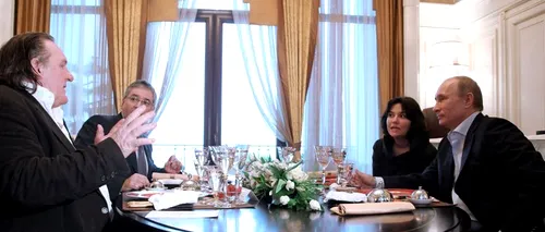 GÃ©rard Depardieu s-a întâlnit la Soci cu Vladimir Putin și a primit pașaport rus