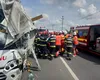 Accident înfiorător. Cum a evitat un șofer de microbuz o tragedie la Lețcani