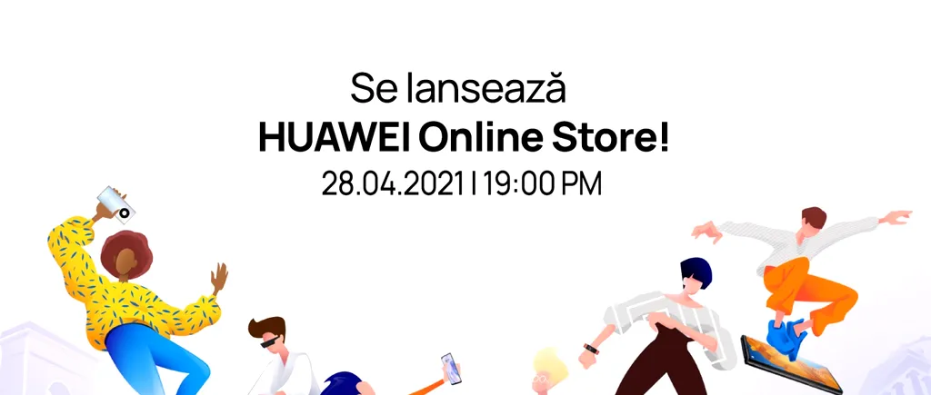 HUAWEI Online Store se lansează cu vouchere în valoare de 3.000 de lei, reduceri speciale și alte cadouri pentru clienți