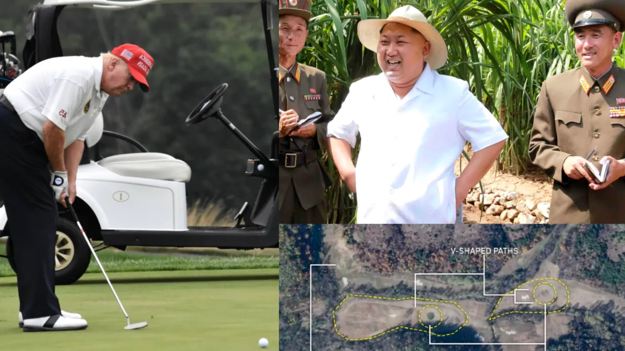 Bază de rachete nucleare din Coreea de Nord, camuflată ca un teren de GOLF: O glumă a lui Kim Jong Un la adresa lui Donald Trump?