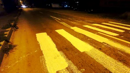 Bărbați din Piatra Neamț, acuzați că și-au desenat propria trecere de pietoni