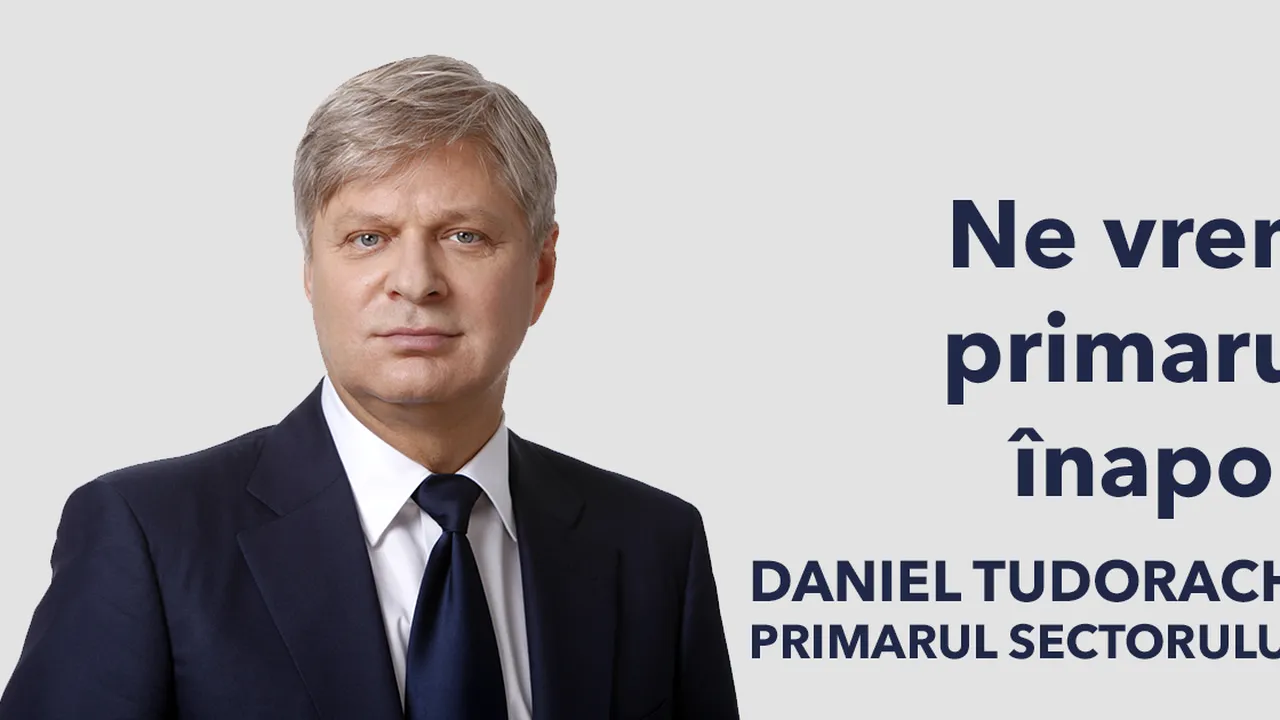 Dan Tudorache vrea să revină la Primăria Sectorului 1 / Sloganul “Ne vrem primarul înapoi” mă obligă
