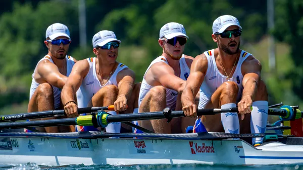 România a cucerit medalia de argint la Cupa Mondială de canotaj de la Lucerna