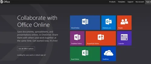 Microsoft a relansat suita online gratuită Office, pentru a fi mai ușor de accesat