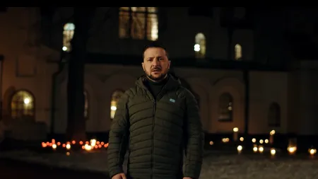 VIDEO Mesajul lui Zelenski la un an de război: „A fost un an de durere, tristețe, credință și unitate dar am rămas invincibili. Știm că 2023 va fi anul victoriei noastre