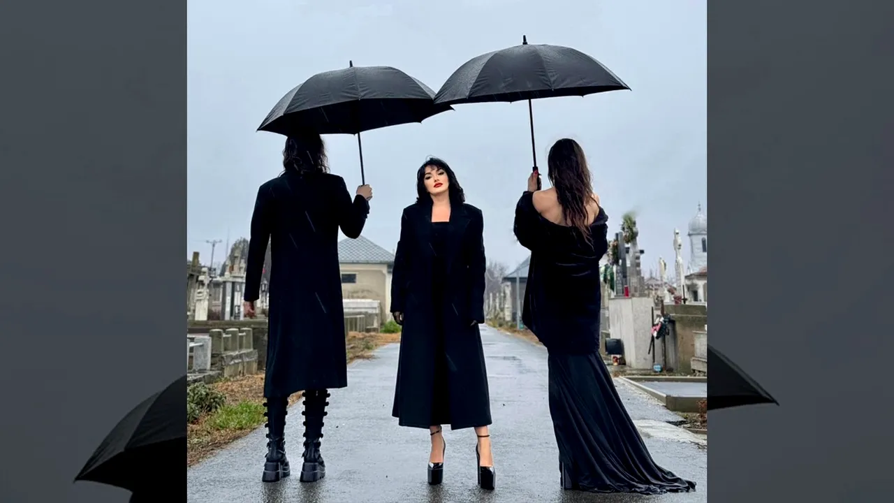 Ana Morodan, ședință foto sinistră. „Contesa digitală” s-a pozat în CIMITIR: „Am venit să-mi îngrop trecutul”