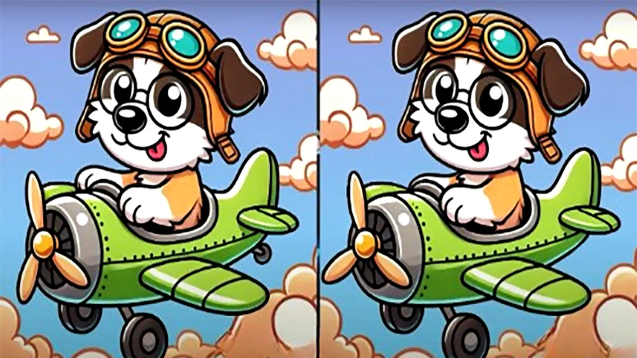 TEST de logică | Aceste două poze par identice, dar nu sunt. Găsește cele 3 diferențe!