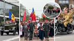 Marș de 9 mai cu interdicții la Chișinău. Mai mulți participanți îmbrăcați în costume sovietice au fredonat în cor „Katiușa”