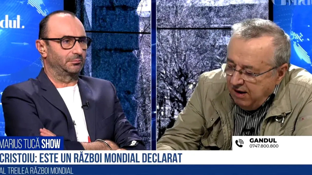 VIDEO Ion Cristoiu, despre începerea celui de-al Treilea Război Mondial: „Este un război mondial declarat. Nu este vorba de un război declanșat de un nebun sau declanșat de o întâmplare